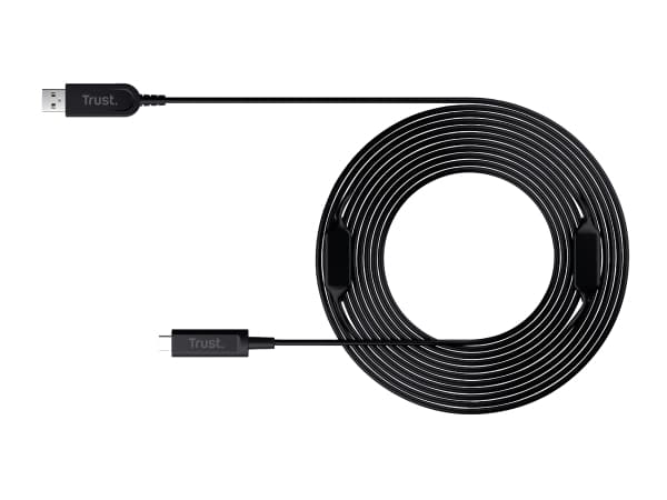 Trust Iris - USB-kabelsett - USB 3.2 Gen 2 - 10 m - rund, 4K 60Hz støtte