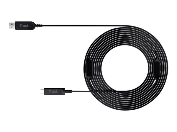 Trust Iris - USB-kabelsett - USB 3.2 Gen 2 - 10 m - rund, 4K 60Hz støtte