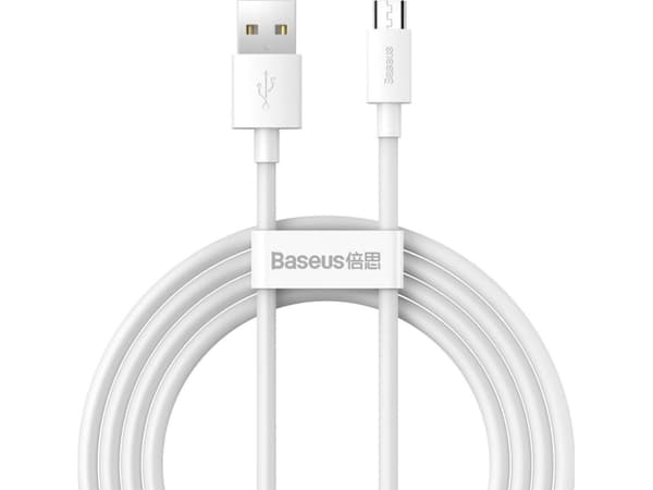Baseus TZCAMZJ-02, 1,5 m, USB A, Micro-USB B, 480 Mbit/s, Hvit