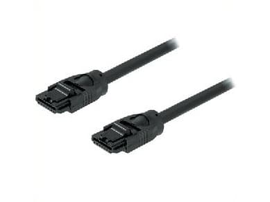 Tecline 1.0m eSATA, 1 m, SATA III, eSATA, eSATA, Hane/Female, Svart