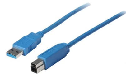 shiverpeaks USB 3.0, 5 m, 5 m, USB A, USB B, USB 3.2 Gen 1 (3.1 Gen 1), Hankjønn/hankjønn, Blå