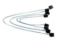 Supermicro CBL-0190L - SATA-kabelsats - SATA (hona) till SATA (hona)