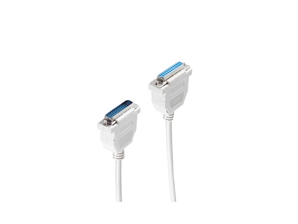 shiverpeaks BS78022-7, Grå, 7 m, DB-25, DB-25, Hankoppling, Hankoppling