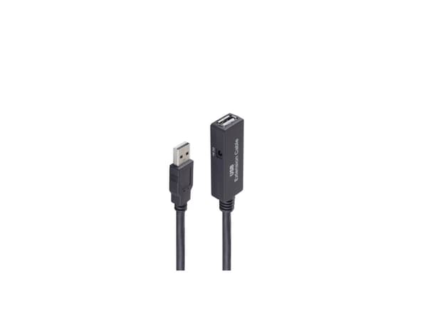 shiverpeaks BS13-29055, 5 m, USB A, USB A, USB 2.0, 0,48 Gbit/s, Svart
