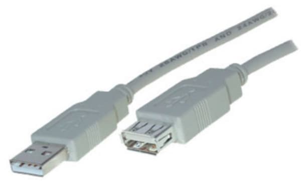 shiverpeaks BS77122, 1,8 m, USB A, USB A, USB 2.0, Grå