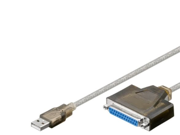 Goobay 95433, Transparent, USB Type-A, D-Sub, 1,5 m, Hane/Hona, 1 styck