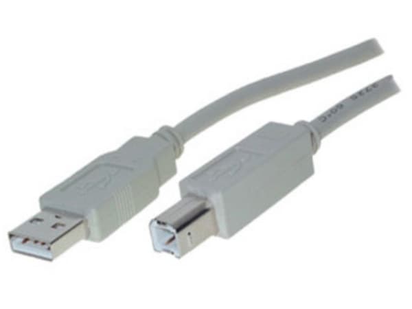 shiverpeaks BS77021, 1 m, USB A, USB B, USB 2.0, 0,48 Gbit/s, Grå