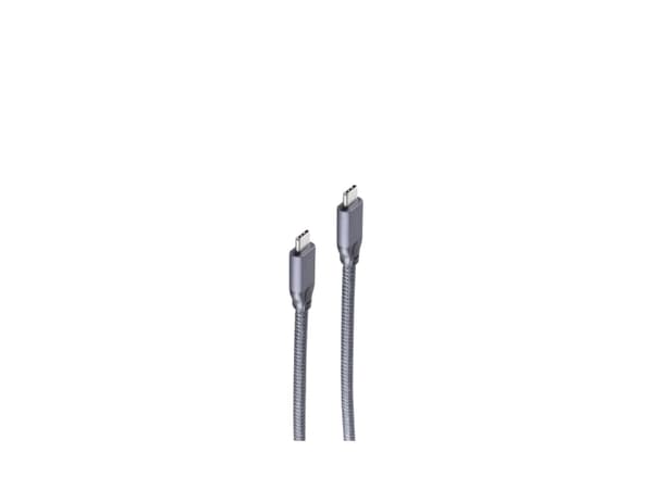 shiverpeaks BS13-47150, 1,5 m, USB C, USB C, USB 3.2 Gen 2 (3.1 Gen 2), 20 Gbit/s, Grå