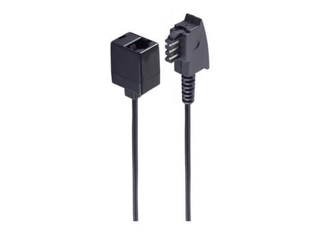 shiverpeaks BS71035, 0,2 m, TAE-F, RJ45, Sort, Hankjønn, Hunkjønn