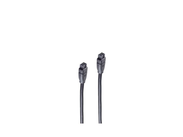shiverpeaks BS77302, FireWire 800 (IEEE 1394b), 9-p, 9-p, Svart, Hane/Hane, 800 Mbit/s