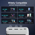 Pikkukuva 6 / 8: Powerbank 30000 mAh, lightning, USB-C, 2 x USB-A, Micro-Usb, quickcharge 3A
