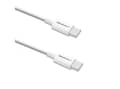 Miniatyrbilde 2 av 5: Qoltec - USB-kabel - 24 pin USB-C (hann) til 24 pin USB-C (hann) - USB 2.0 - 20 V - 3 A - 1 m - hvit