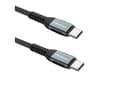 Miniatyrbild 2 av 5: Qoltec - USB-kabel - 24 pin USB-C (hane) till 24 pin USB-C (hane) - USB 2.0 - 20 V - 5 A - 1.5 m - Stöd för Power Delivery 3.0, 100W Power Delivery p
