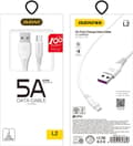 Miniatyrbild 2 av 3: Dudao USB-A - 1 m USB-kabel Vit (52143)