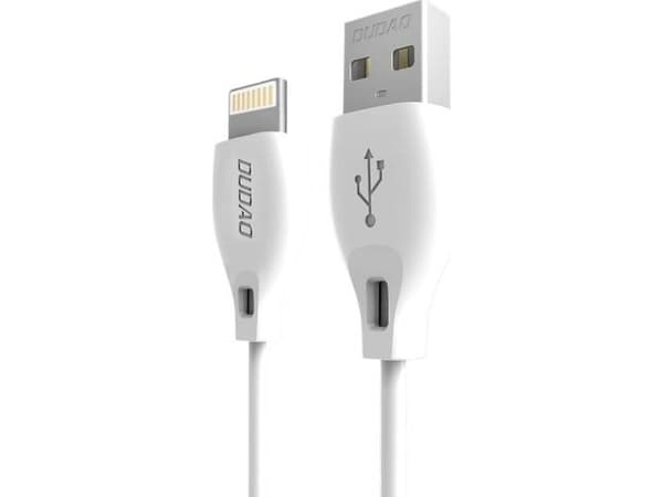 Kabel USB Dudao USB-A - Lightning 1 m Biały (52147)