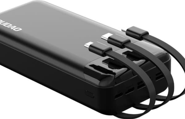 Powerbank Dudao K6 Pro+ 20000mAh Hvit og svart