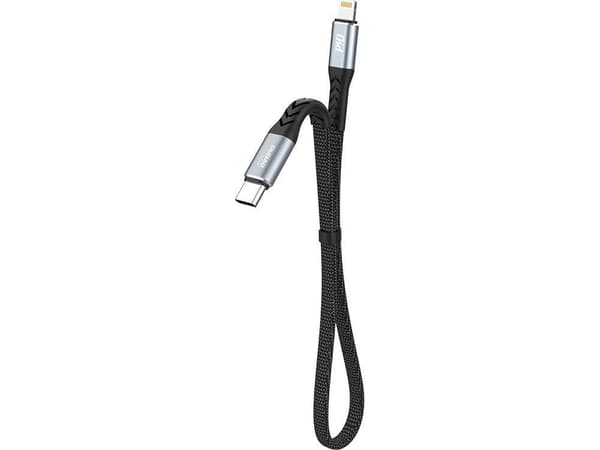 Kabel USB Dudao USB-C - Lightning Czarny (DDA204)