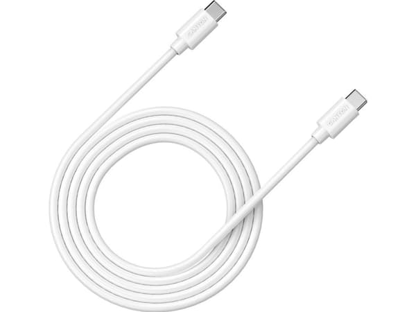 Canyon USB-kabel USB-C - USB-C 2 m Hvit