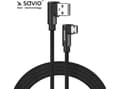 Miniatyrbild 1 av 3: USB cable Elmak Elmak Cable with double-sided USB connector CL-162 SAVIO 2m