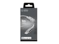 Miniatyrbilde 4 av 5: SBS TECABLEUSBIP589BS, 1 m, Lightning, USB A, Hankjønn, Hankjønn, Sølv