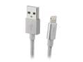 Miniatyrbilde 1 av 5: SBS TECABLEUSBIP589BS, 1 m, Lightning, USB A, Hankjønn, Hankjønn, Sølv