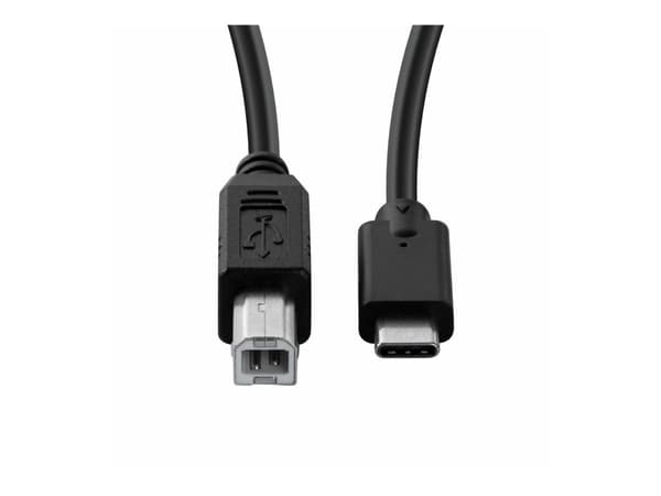 MicroConnect - USB-kabel - 24 pin USB-C (hane) till USB typ B (hane) - USB 3.2 Gen 1 - 1.8 m - inomhus - svart