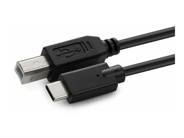 MicroConnect - USB-kabel - 24 pin USB-C (hane) till USB typ B (hane) - USB 3.2 Gen 1 - 1.8 m - inomhus - svart