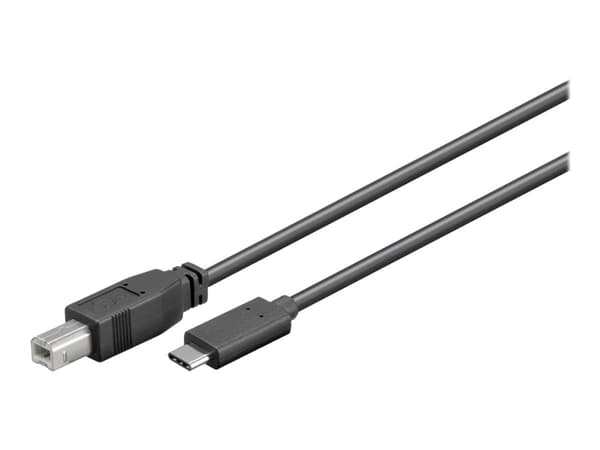MicroConnect - USB-kabel - 24 pin USB-C (hane) till USB typ B (hane) - USB 3.2 Gen 1 - 1.8 m - inomhus - svart