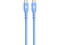 Miniatyrbilde 2 av 2: USB C - USB C-kabel 1m silikonblå
