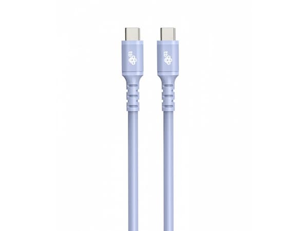 USB C - USB C-kabel 1m silikon lilla
