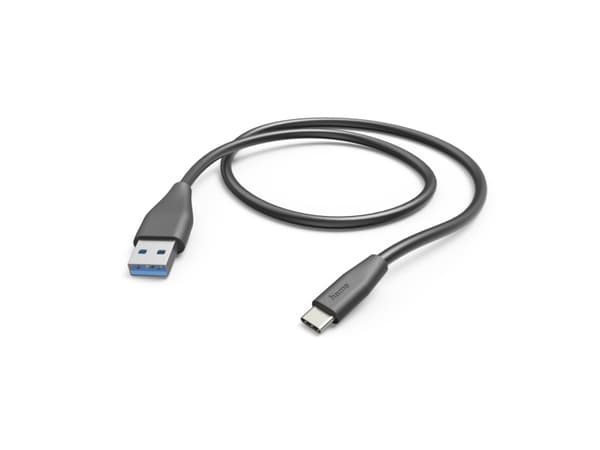 Hama 00201595, 1,5 m, USB A, USB C, USB 2.0, 0,48 Gbit/sek., Sort