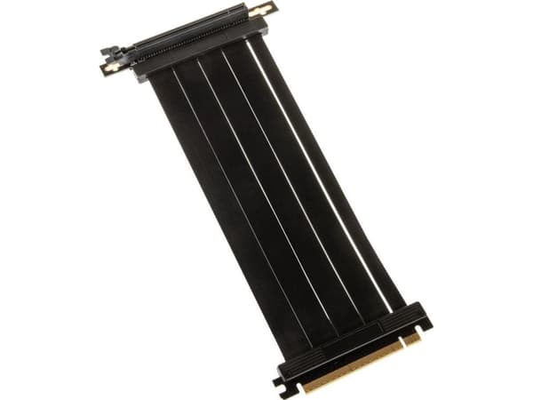 Kolink PCI Express 4.0 x16 til x16 stigerørkabel, 90 grader, svart - 22 cm