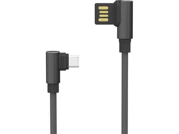 Somostel USB-A - microUSB-kabel 1 m Svart (25736)