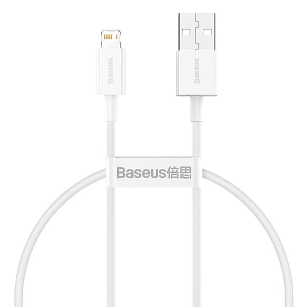 0.25m Superior Lightning kabel för iPhone / iPad - 2.4A