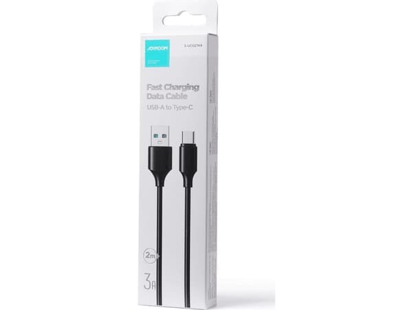 Joyroom USB-A - USB-C USB-kabel 2 m svart (JYR530)