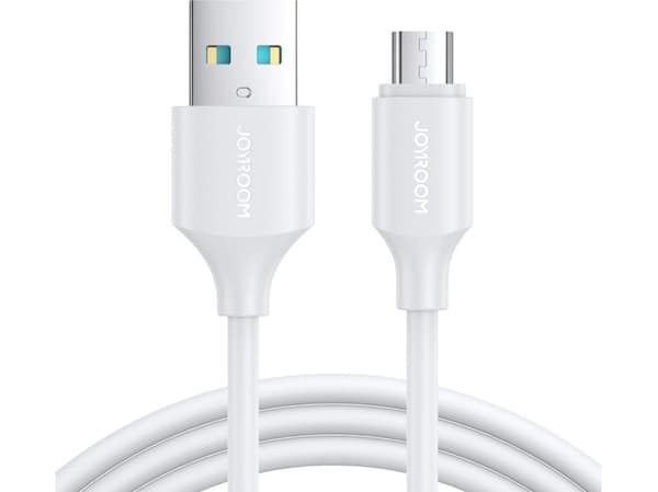 Joyroom USB-A - Micro USB cable 480Mbps 2.4A 1m white (S-UM018A9)
