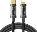 Miniatyrbild 1 av 5: Joyroom cable USB Type C - Lightning PD 20W cable 1.2m black (S-CL020A12-black)