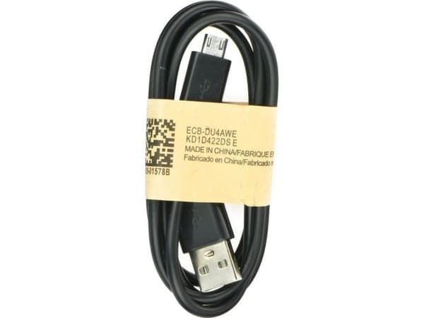 USB-kabel Universell mikro-USB-kabel svart/svart 1m