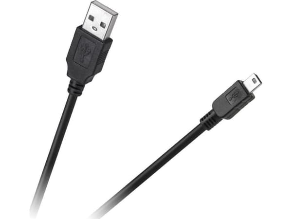 Cabletech USB-A - miniUSB-kabel Svart (KPO3889-2)