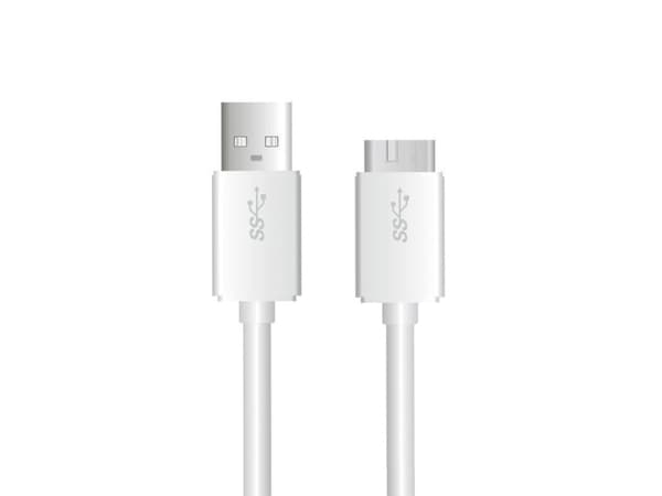 i-Media - USB-kabel - Micro-USB typ B (hane) till USB typ A (hane) - USB 3.0 - 1 m