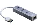 Miniatyrbild 5 av 5: Argus IT-310-S - Hubb - 3 x SuperSpeed USB 3.0 + 1 x 10/100/1000 - skrivbordsmodell