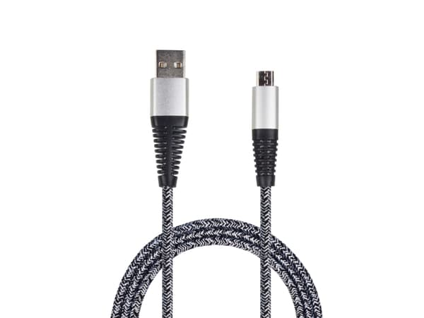 2GO 795951, 1 m, USB B, Micro-USB B, Sølv