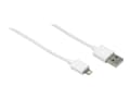Miniatyrbilde 2 av 5: Hama Basic Line Charging/Data Cable - Lightning-kabel - Lightning hann til USB hann - 1 m - hvit