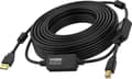 Miniatyrbild 3 av 3: Vision - USB-kabel - USB (hane) till USB typ B (hane) - USB 2.0 - 10 m - aktiv booster (inmatningsledning) - svart