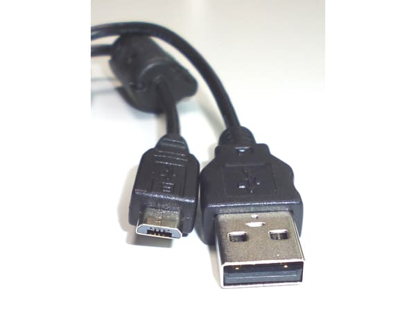 Panasonic K2KYYYY00236, USB A, Micro-USB A, Hankjønn/hankjønn, Svart