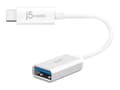 Pikkukuva 2 / 5: j5create JUCX05-N USB-C® 3.1 - USB™ Type-A Adapter, 0,1 m, USB C, USB A, USB 3.2 Gen 2 (3.1 Gen 2), 5000 Mbit/s, Hopea, Valkoinen
