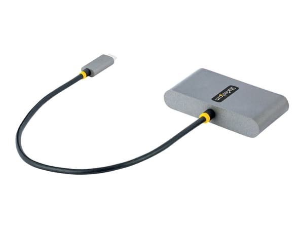 StarTech.com 4-Port USB-C Hub with 100W Power Delivery Pass-Through Charging, 2x USB-A + 2x USB-C, 5Gbps, USBC Hub w/ 1ft (30cm) Long Cable, Portable