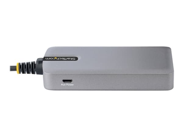 StarTech.com 3-porttinen USB-C-keskitin Ethernetillä, 3x USB-A-portit, Gigabit Ethernet, USB 3.0 5Gbps, väyläkäyttöinen, USB Type-C Hub w/GbE ja 1ft/