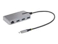 Pikkukuva 2 / 5: StarTech.com 3-porttinen USB-C-keskitin Ethernetillä, 3x USB-A-portit, Gigabit Ethernet, USB 3.0 5Gbps, väyläkäyttöinen, USB Type-C Hub w/GbE ja 1ft/