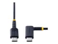 Miniatyrbilde 4 av 5: StarTech.com 1 fot (30 cm) USB C-ladekabel rettvinklet, 60W PD 3A, Heavy Duty Hurtiglading USB-C-kabel, USB 2.0 Type-C, slitesterk og robust aramidfi